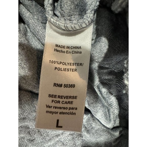 Juicy Couture Women's Jacquard Quilted Crop‎ Pullover GrAY Sweater Size L |E1 - Picture 11 of 11